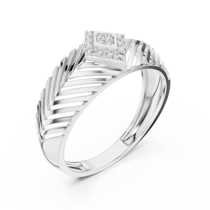 Mixed Shape Lab Grown Diamond Halo Ring