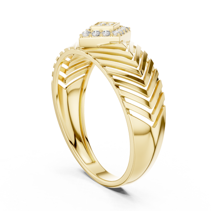 Mixed Shape Lab Grown Diamond Halo Ring