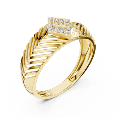 Mixed Shape Lab Grown Diamond Halo Ring