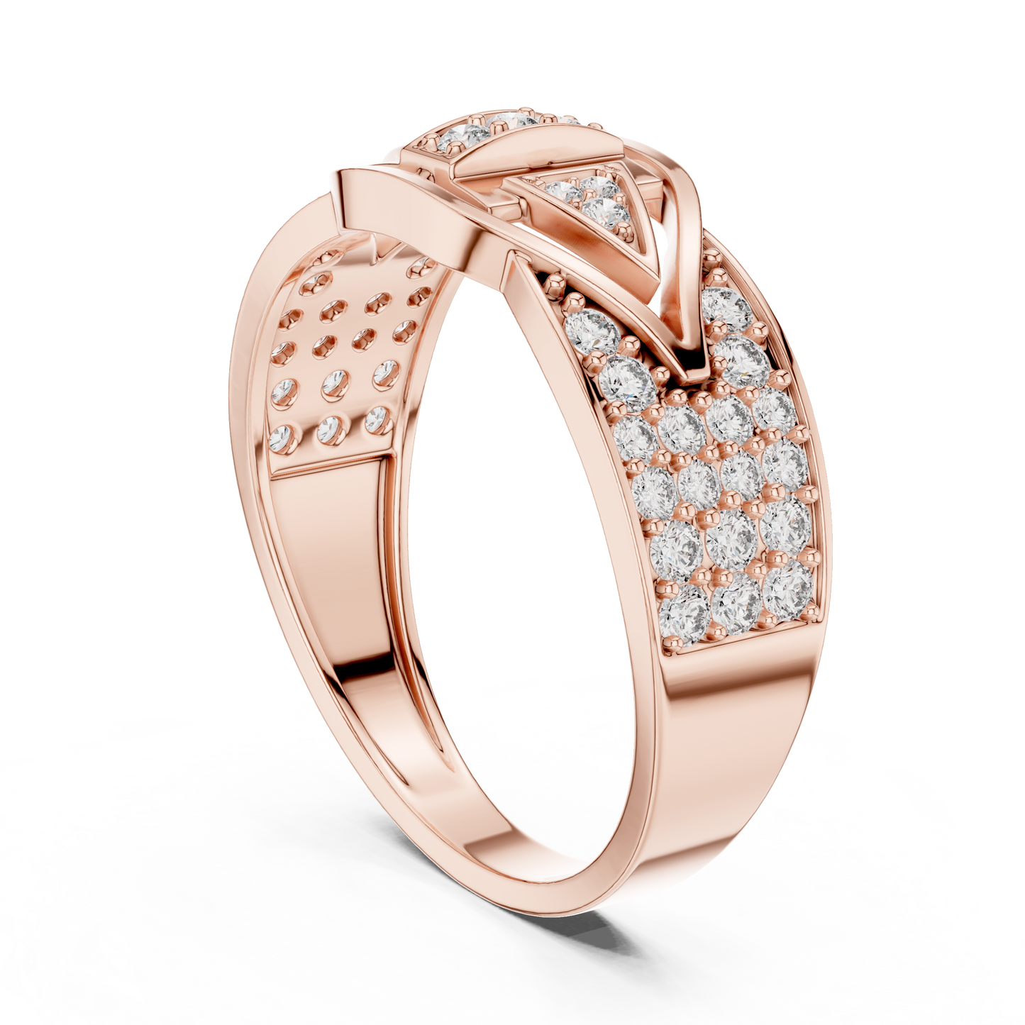Mixed Shape Lab Grown Diamond Halo Ring