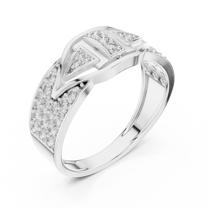 Mixed Shape Lab Grown Diamond Halo Ring