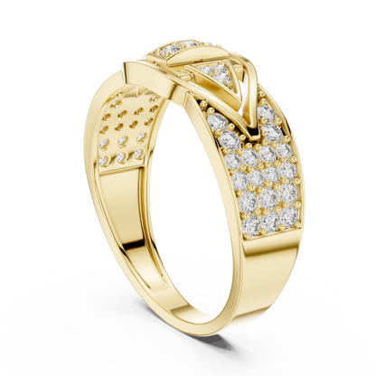 Mixed Shape Lab Grown Diamond Halo Ring