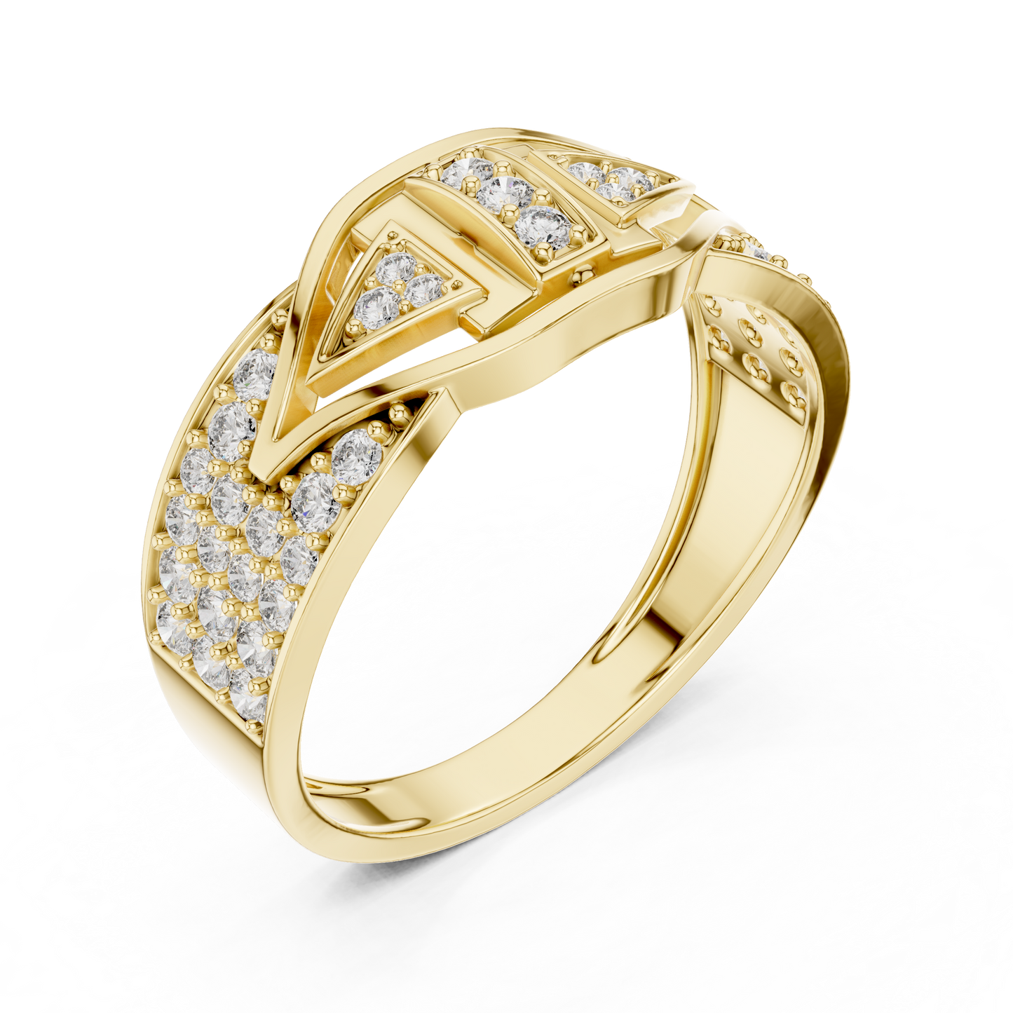 Mixed Shape Lab Grown Diamond Halo Ring