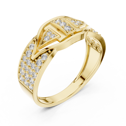 Mixed Shape Lab Grown Diamond Halo Ring