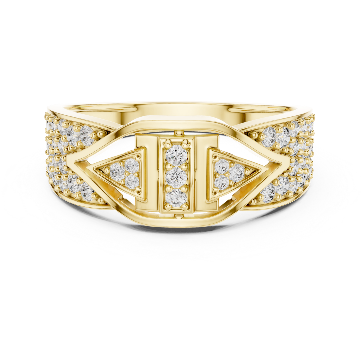 Mixed Shape Lab Grown Diamond Halo Ring