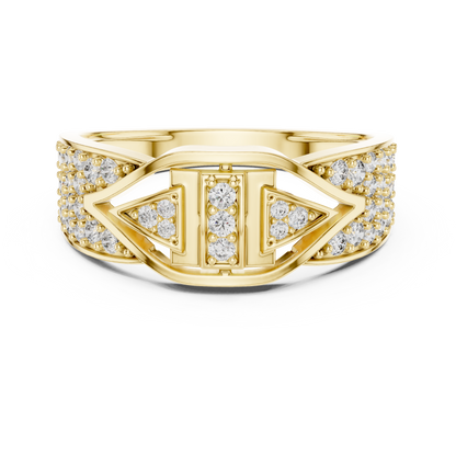 Mixed Shape Lab Grown Diamond Halo Ring