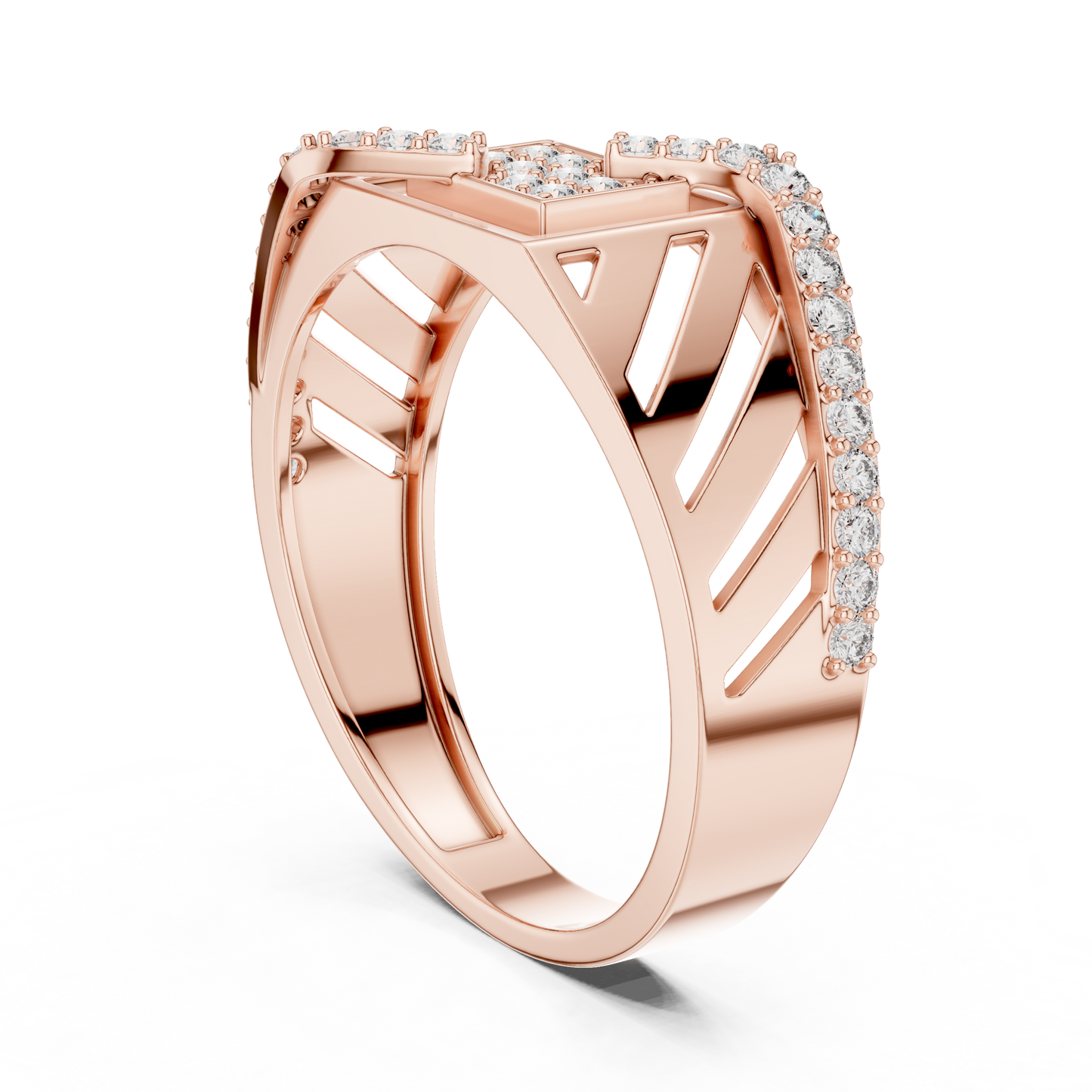 Round Halo Lab Grown Diamond Ring