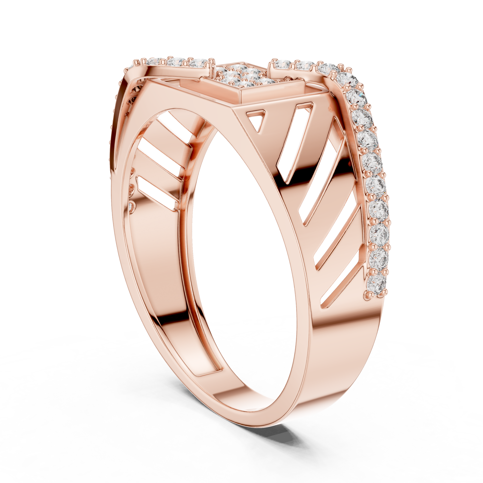 Round Halo Lab Grown Diamond Ring