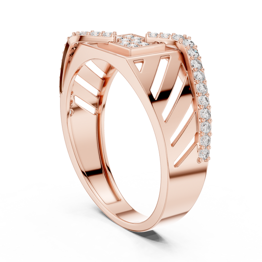 Round Halo Lab Grown Diamond Ring
