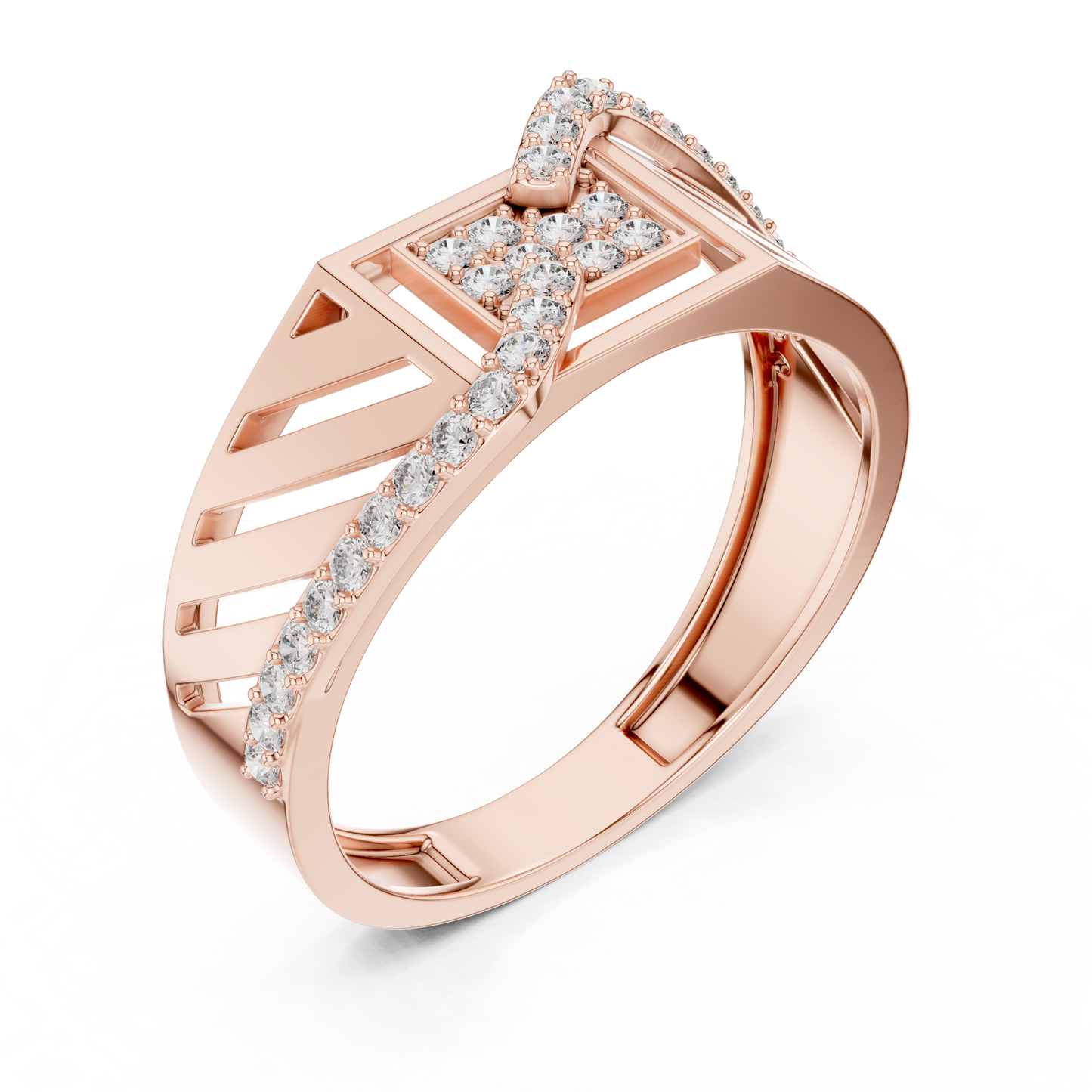 Round Halo Lab Grown Diamond Ring