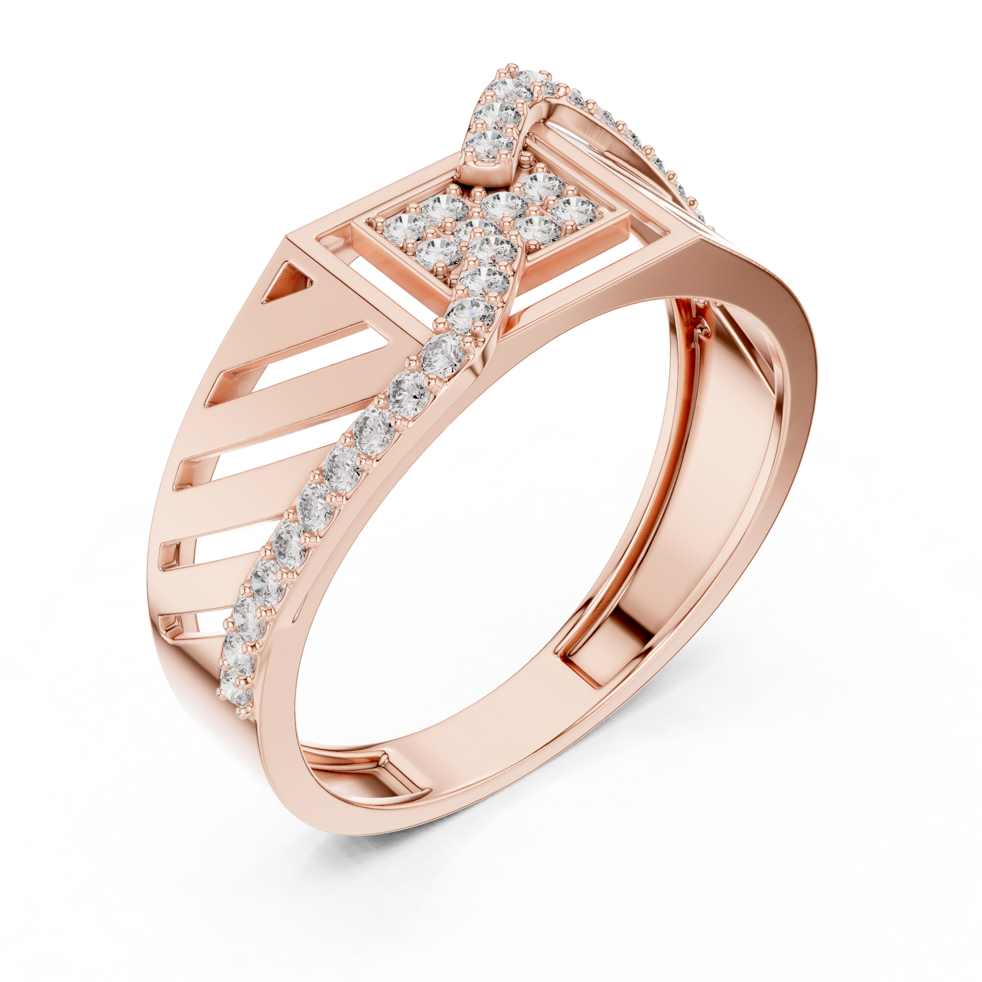 Round Halo Lab Grown Diamond Ring