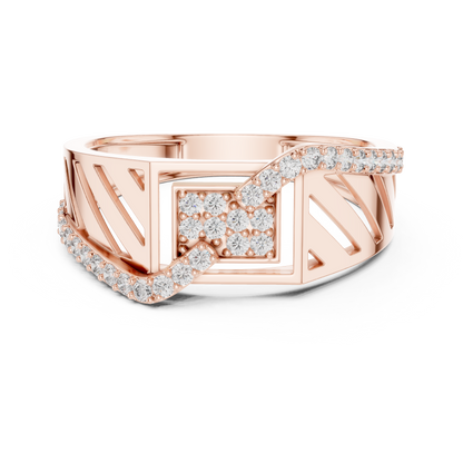 Round Halo Lab Grown Diamond Ring