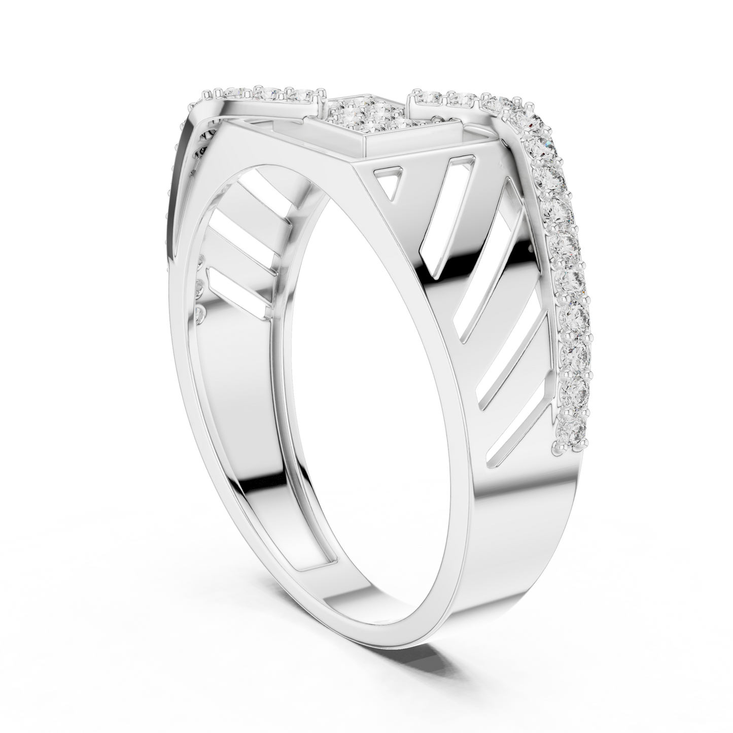 Round Halo Lab Grown Diamond Ring