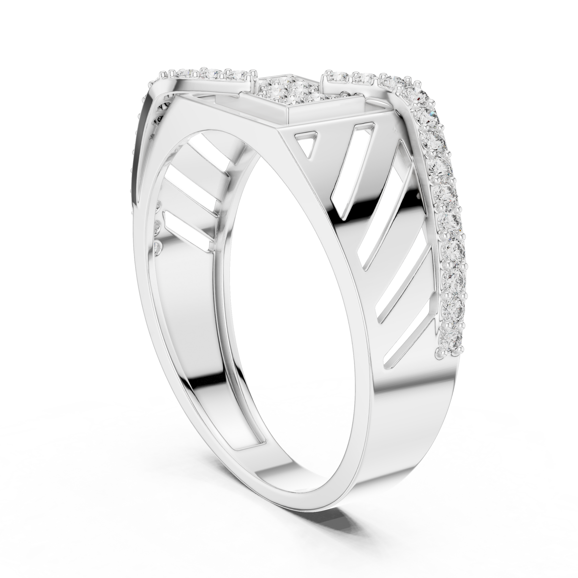 Round Halo Lab Grown Diamond Ring