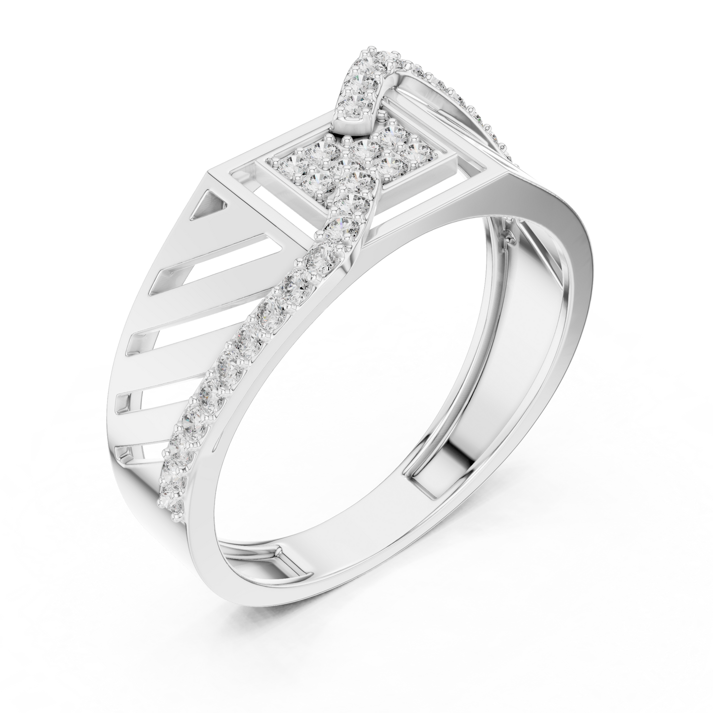 Round Halo Lab Grown Diamond Ring