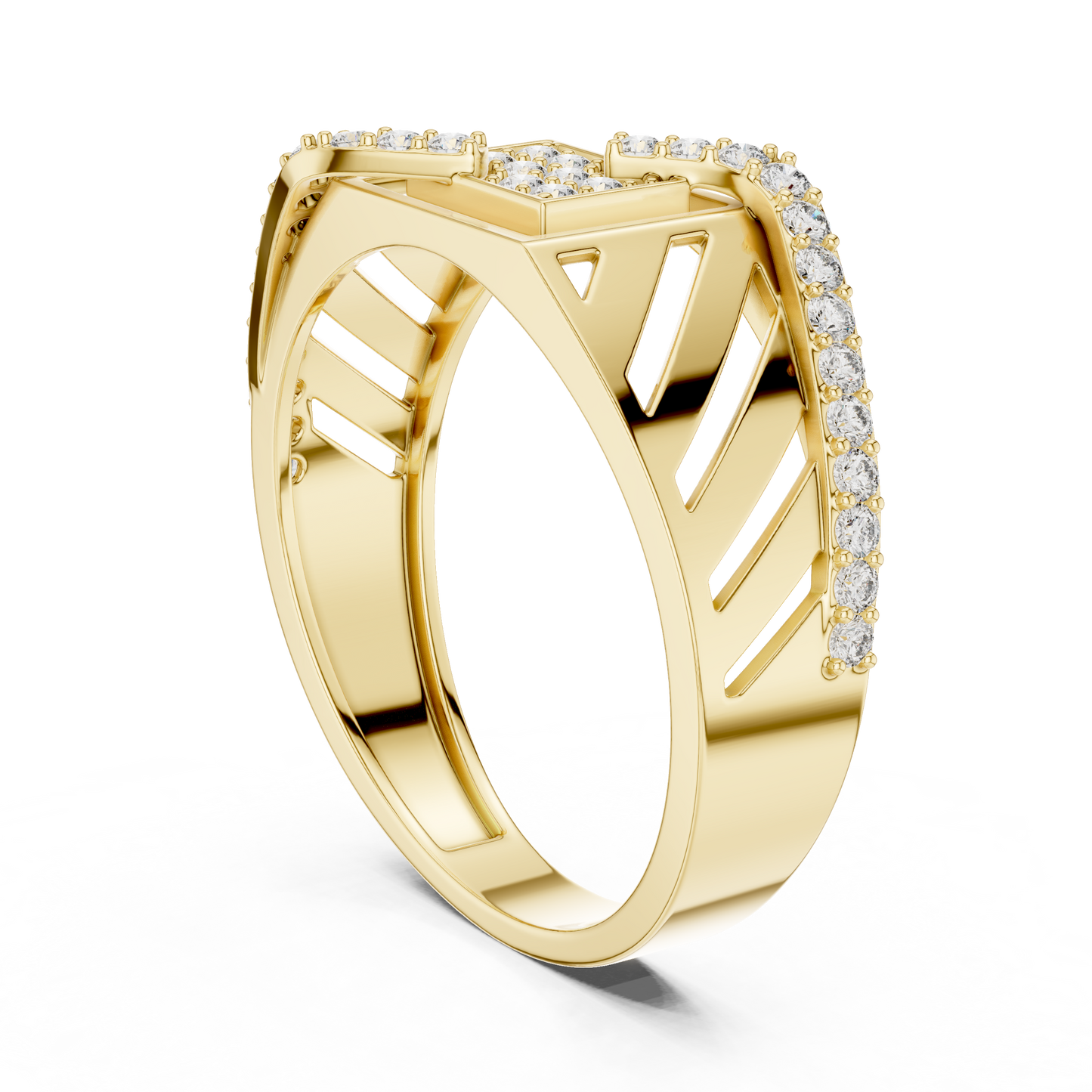 Round Halo Lab Grown Diamond Ring