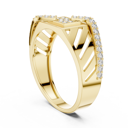 Round Halo Lab Grown Diamond Ring