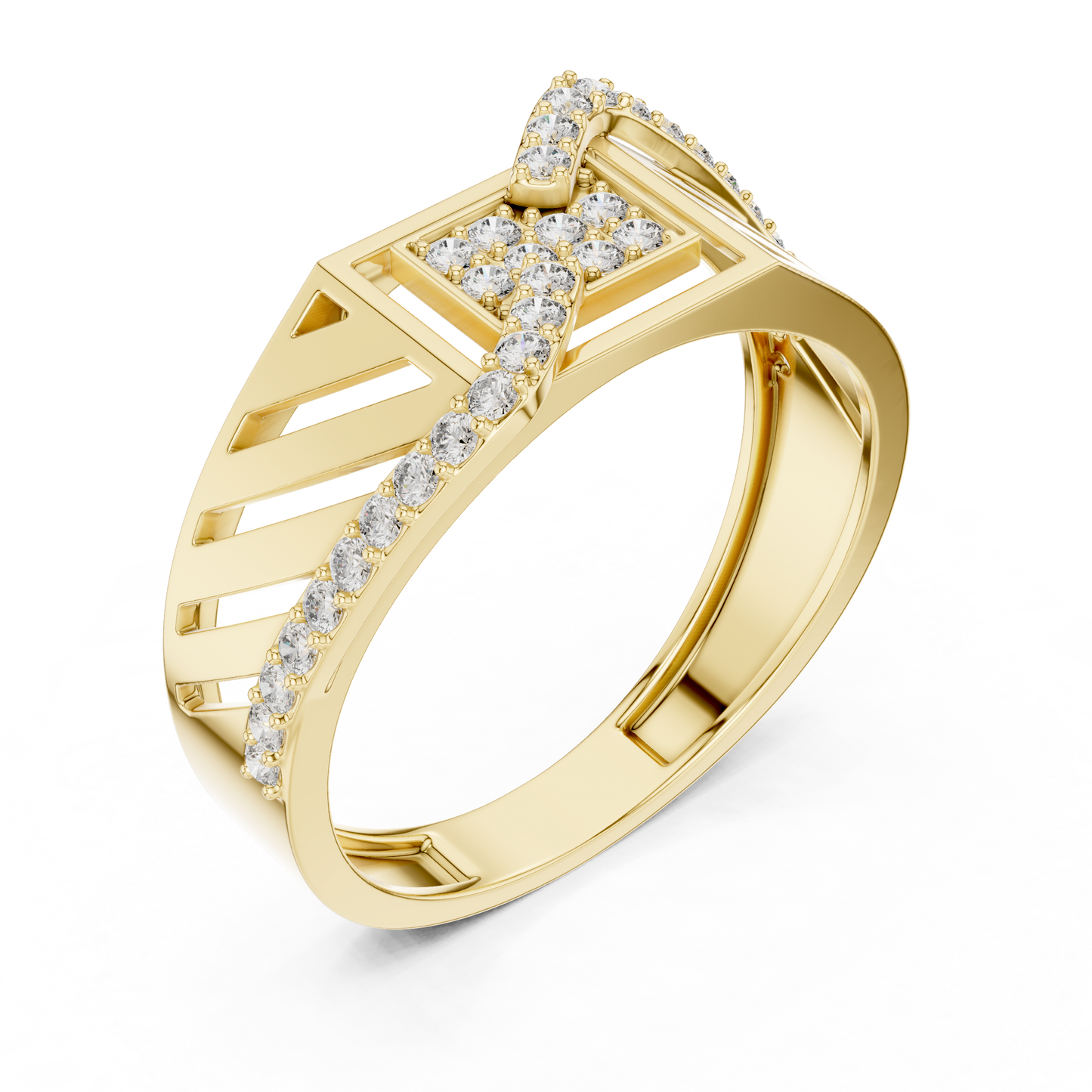 Round Halo Lab Grown Diamond Ring
