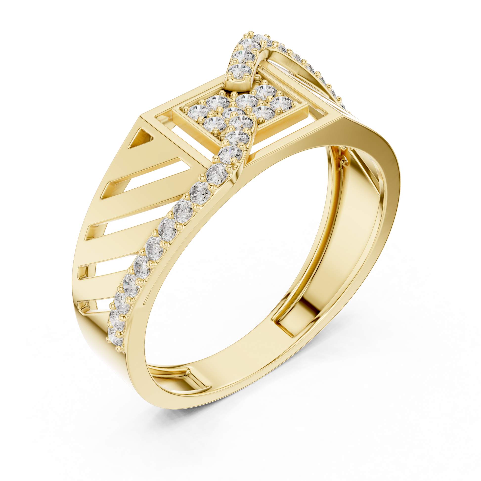 Round Halo Lab Grown Diamond Ring