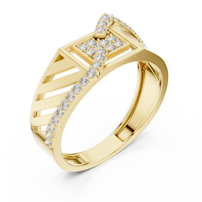 Round Halo Lab Grown Diamond Ring