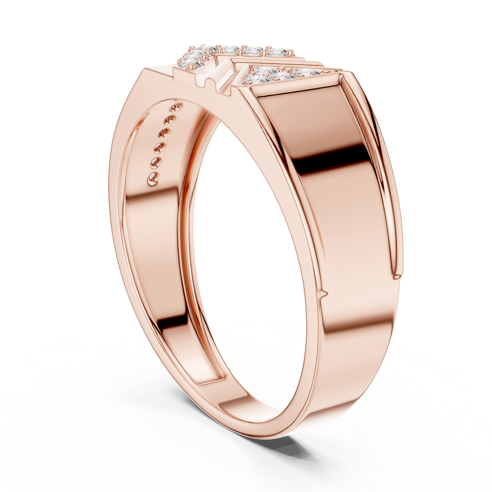 Mixed Shape Lab Grown Diamond Halo Ring