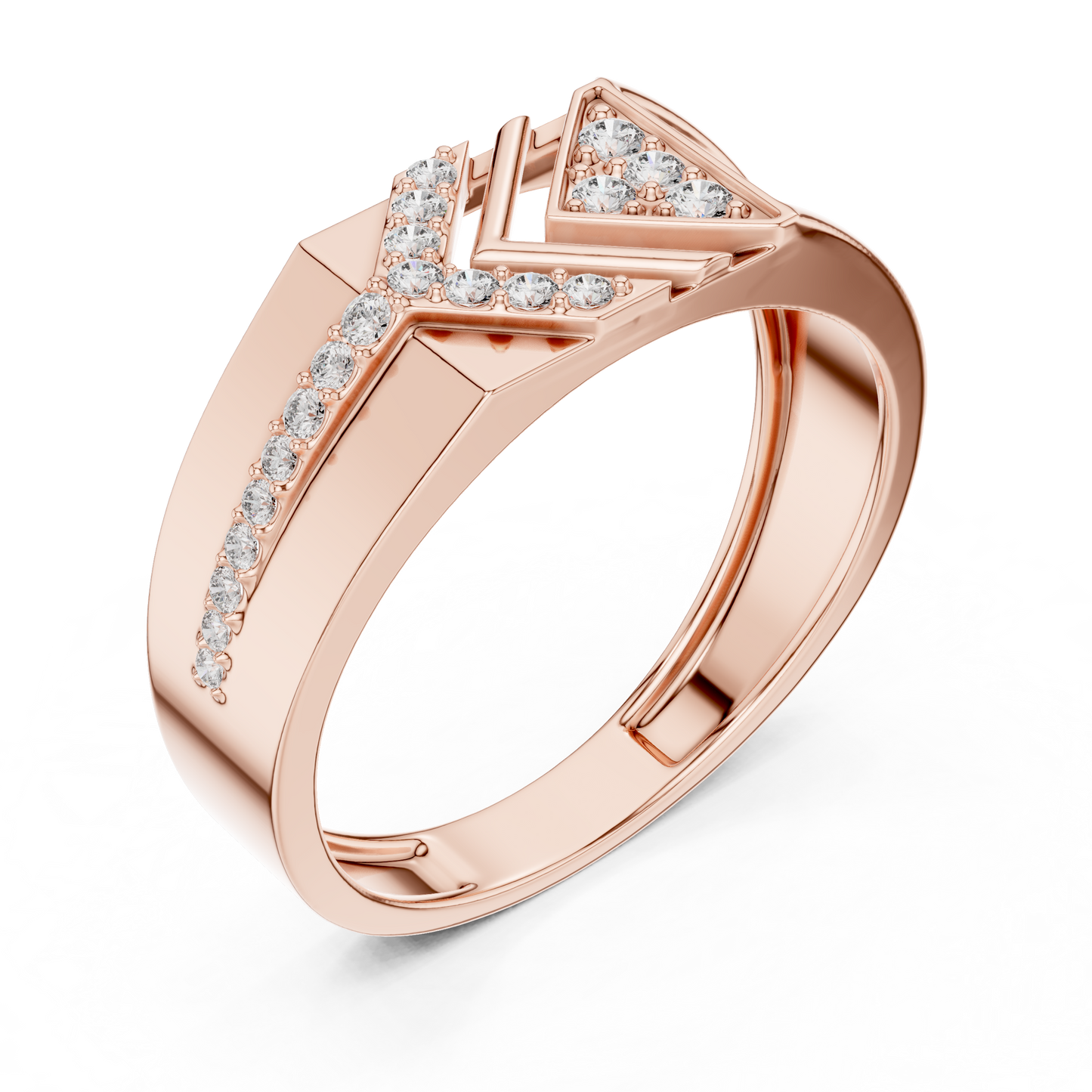Mixed Shape Lab Grown Diamond Halo Ring