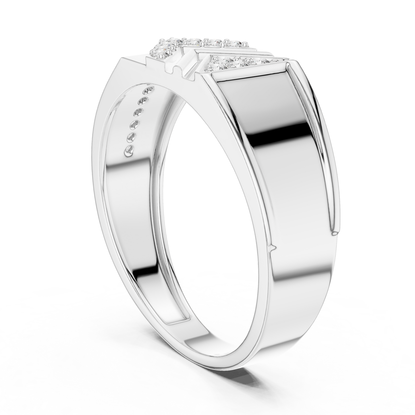 Mixed Shape Lab Grown Diamond Halo Ring