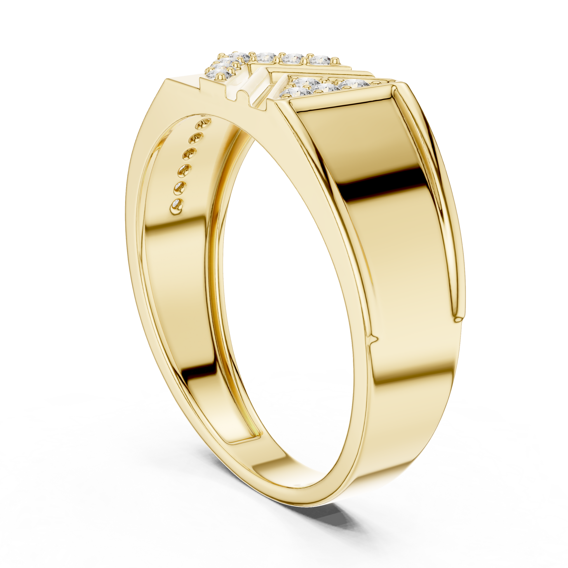Mixed Shape Lab Grown Diamond Halo Ring
