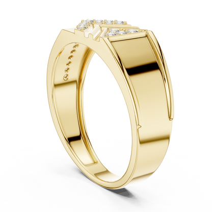 Mixed Shape Lab Grown Diamond Halo Ring