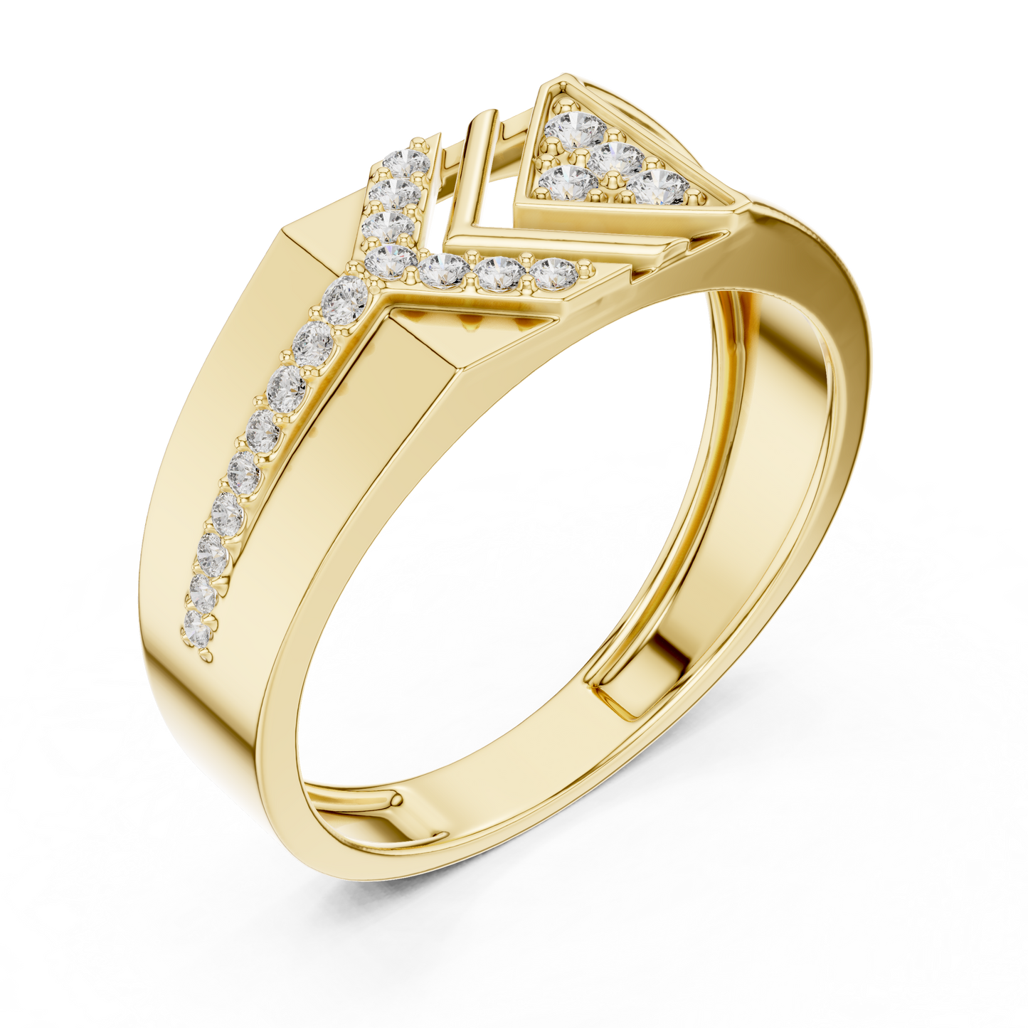 Mixed Shape Lab Grown Diamond Halo Ring
