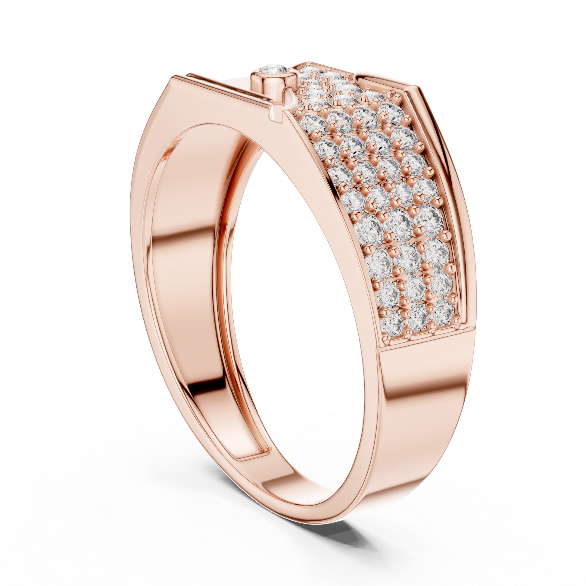 Round Halo Lab Grown Diamond Ring