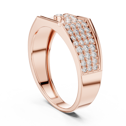 Round Halo Lab Grown Diamond Ring