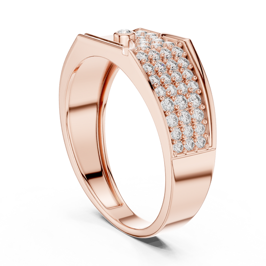 Round Halo Lab Grown Diamond Ring
