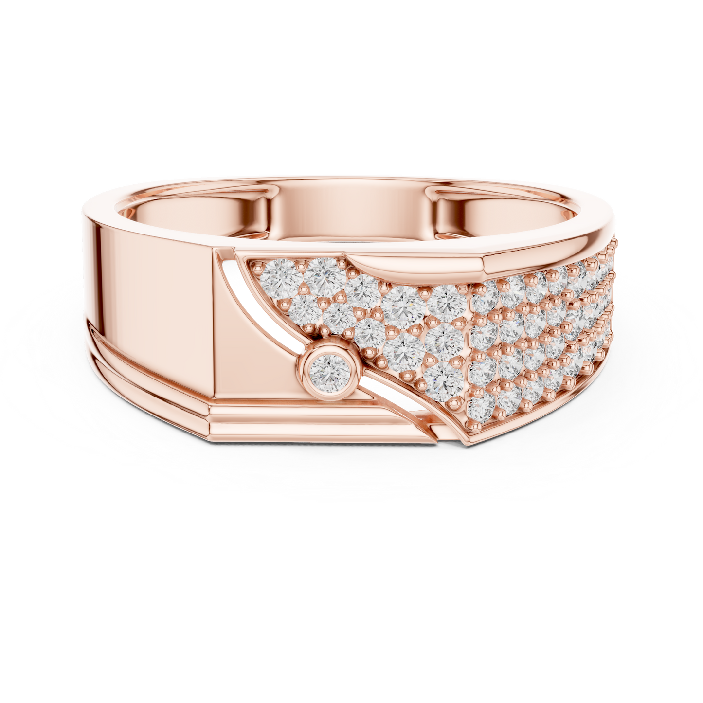 Round Halo Lab Grown Diamond Ring