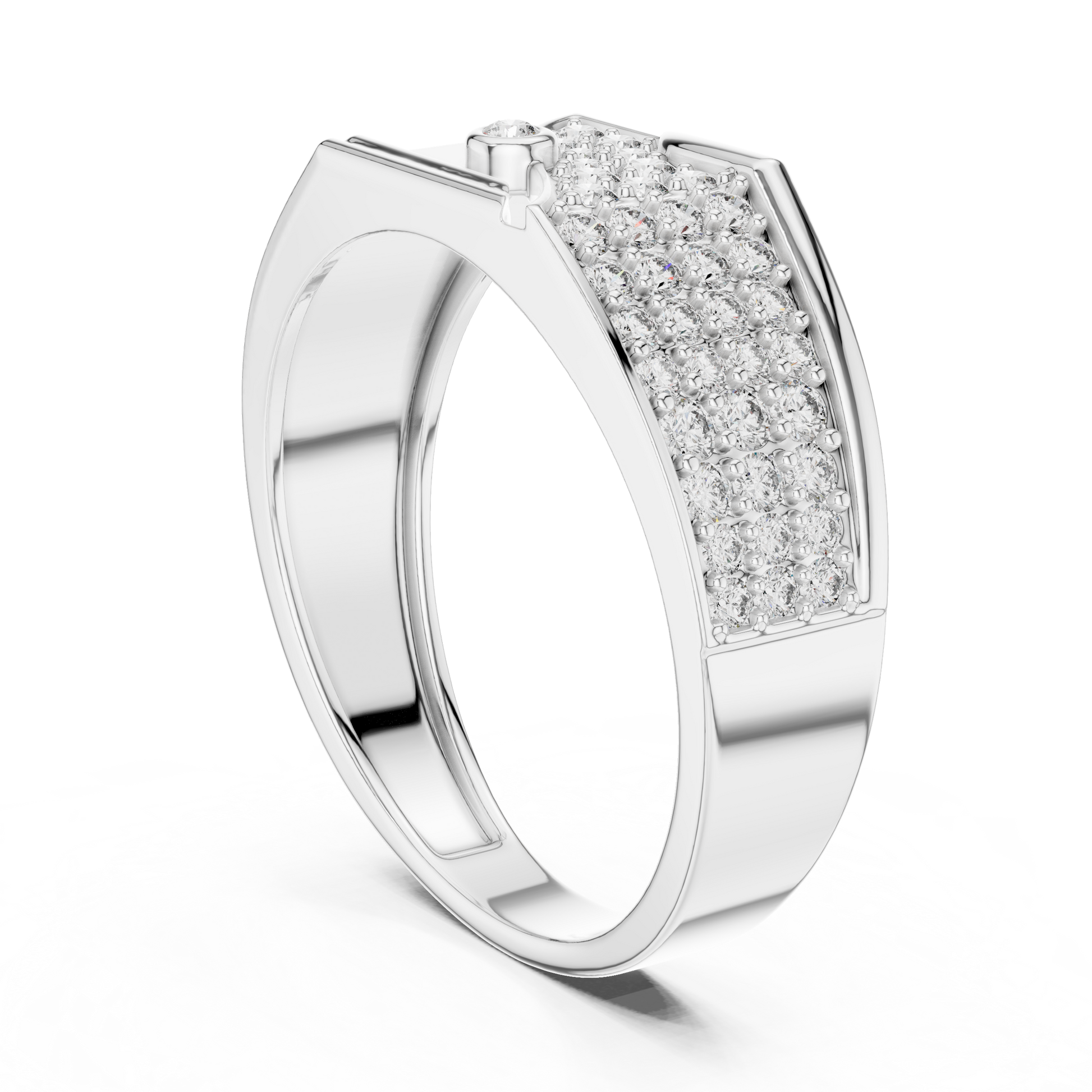 Round Halo Lab Grown Diamond Ring