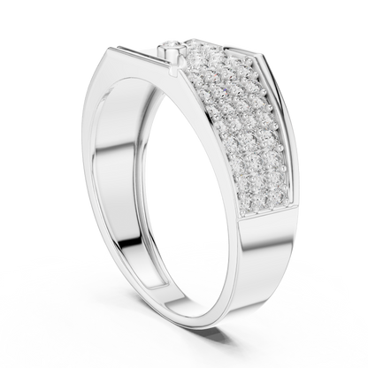 Round Halo Lab Grown Diamond Ring