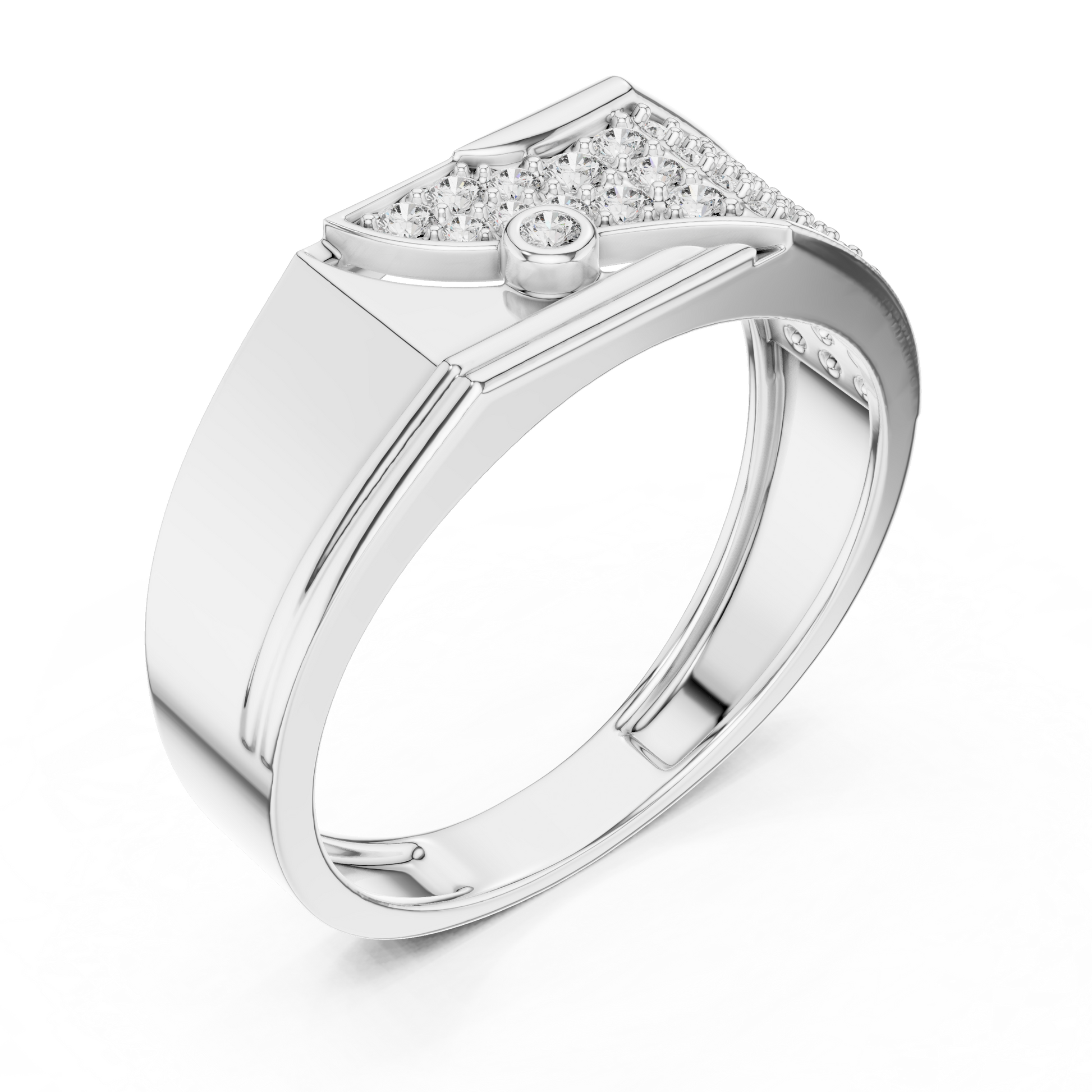 Round Halo Lab Grown Diamond Ring