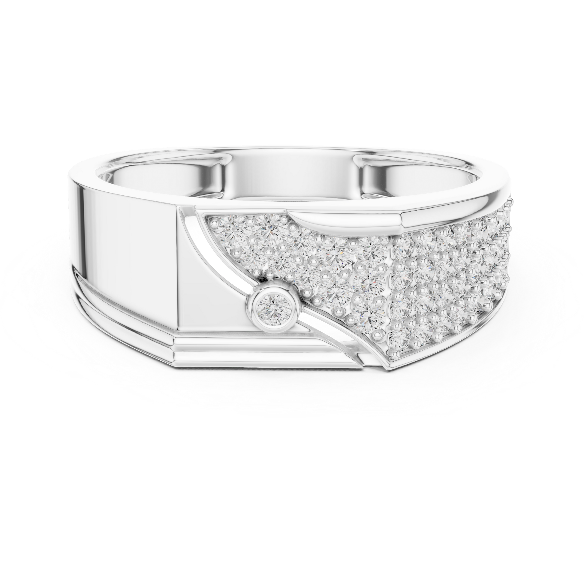 Round Halo Lab Grown Diamond Ring