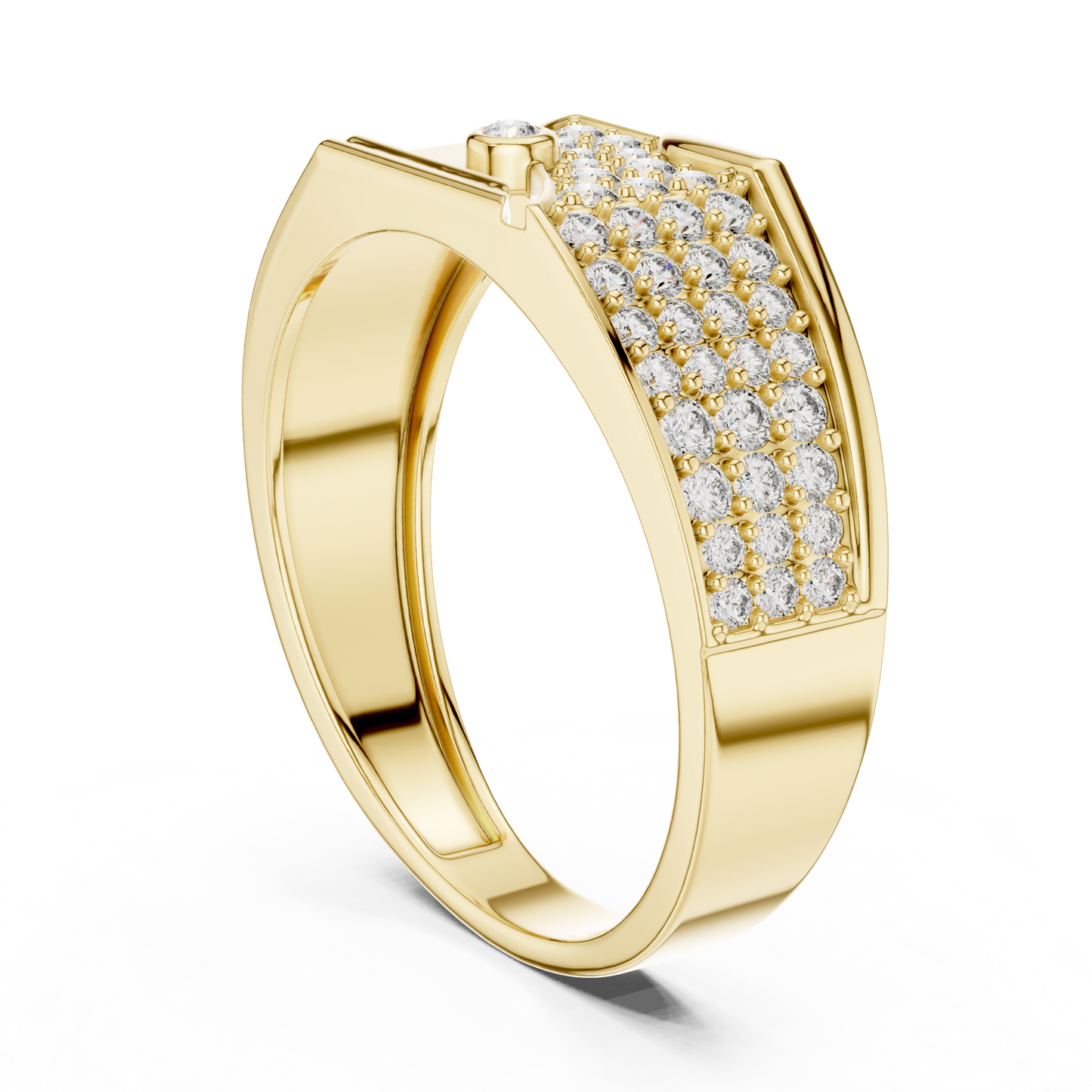 Round Halo Lab Grown Diamond Ring