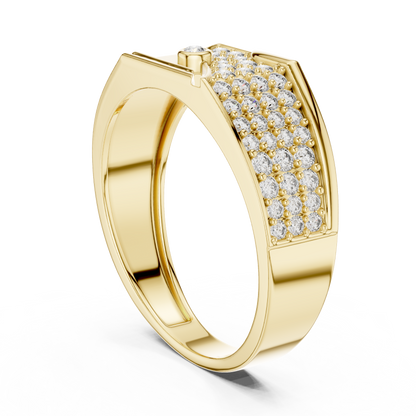 Round Halo Lab Grown Diamond Ring
