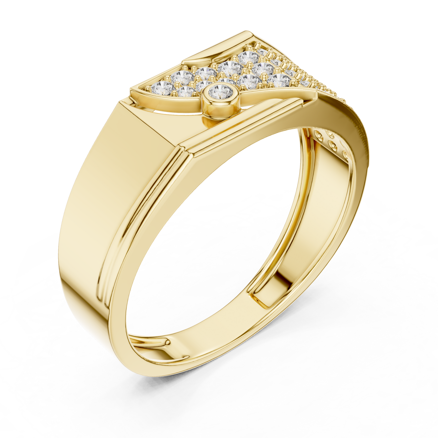 Round Halo Lab Grown Diamond Ring