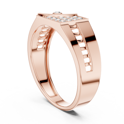 Round Halo Lab Grown Diamond Ring