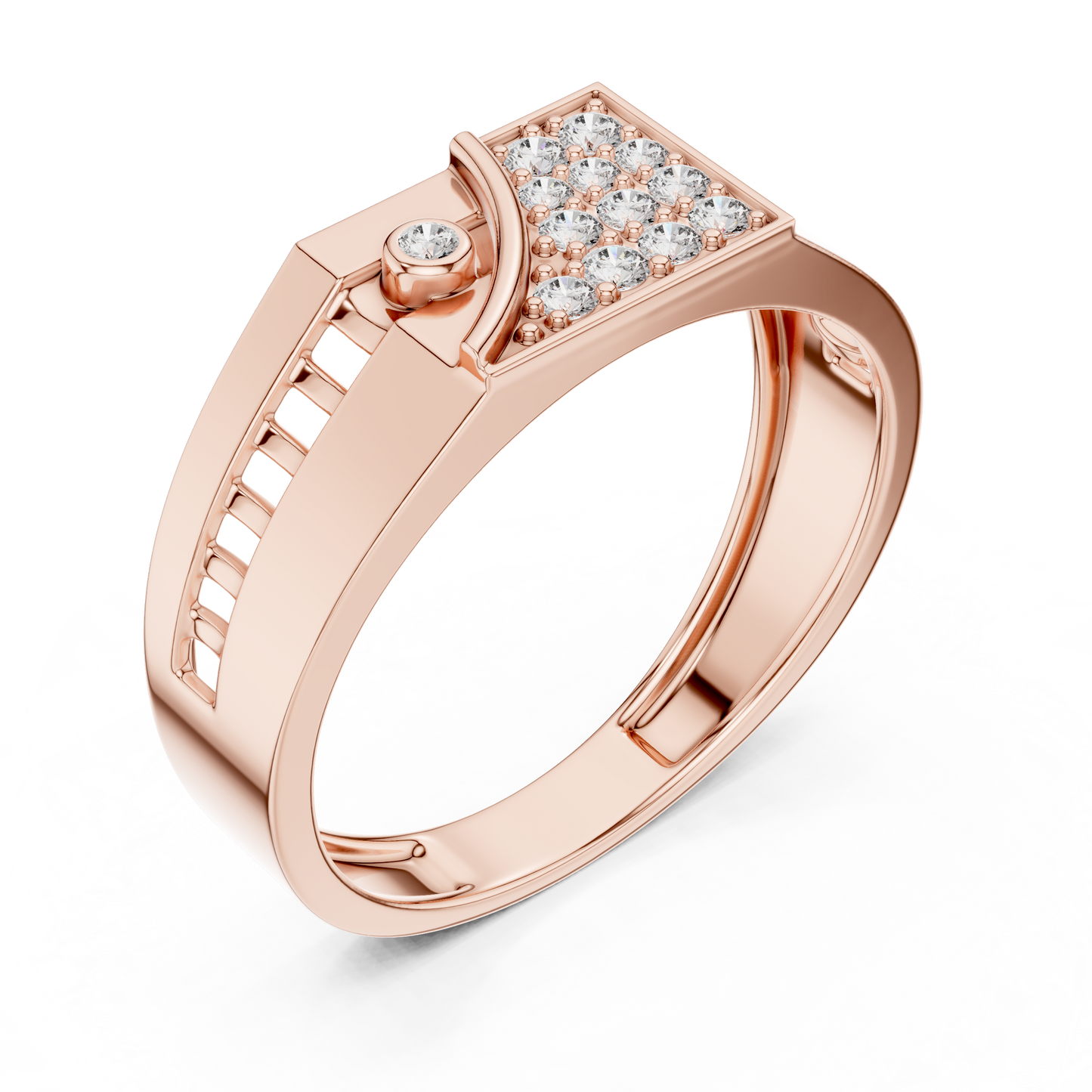 Round Halo Lab Grown Diamond Ring