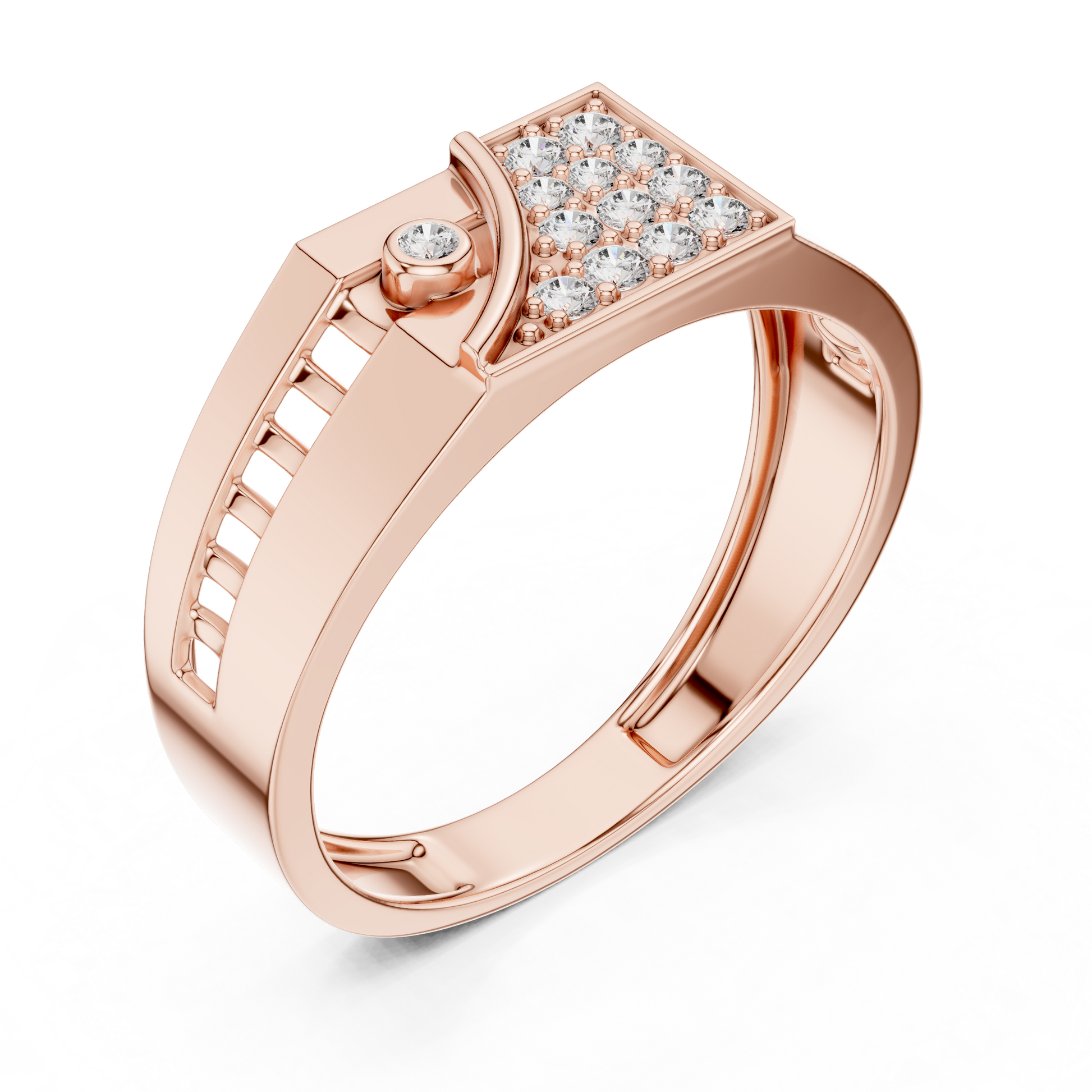 Round Halo Lab Grown Diamond Ring