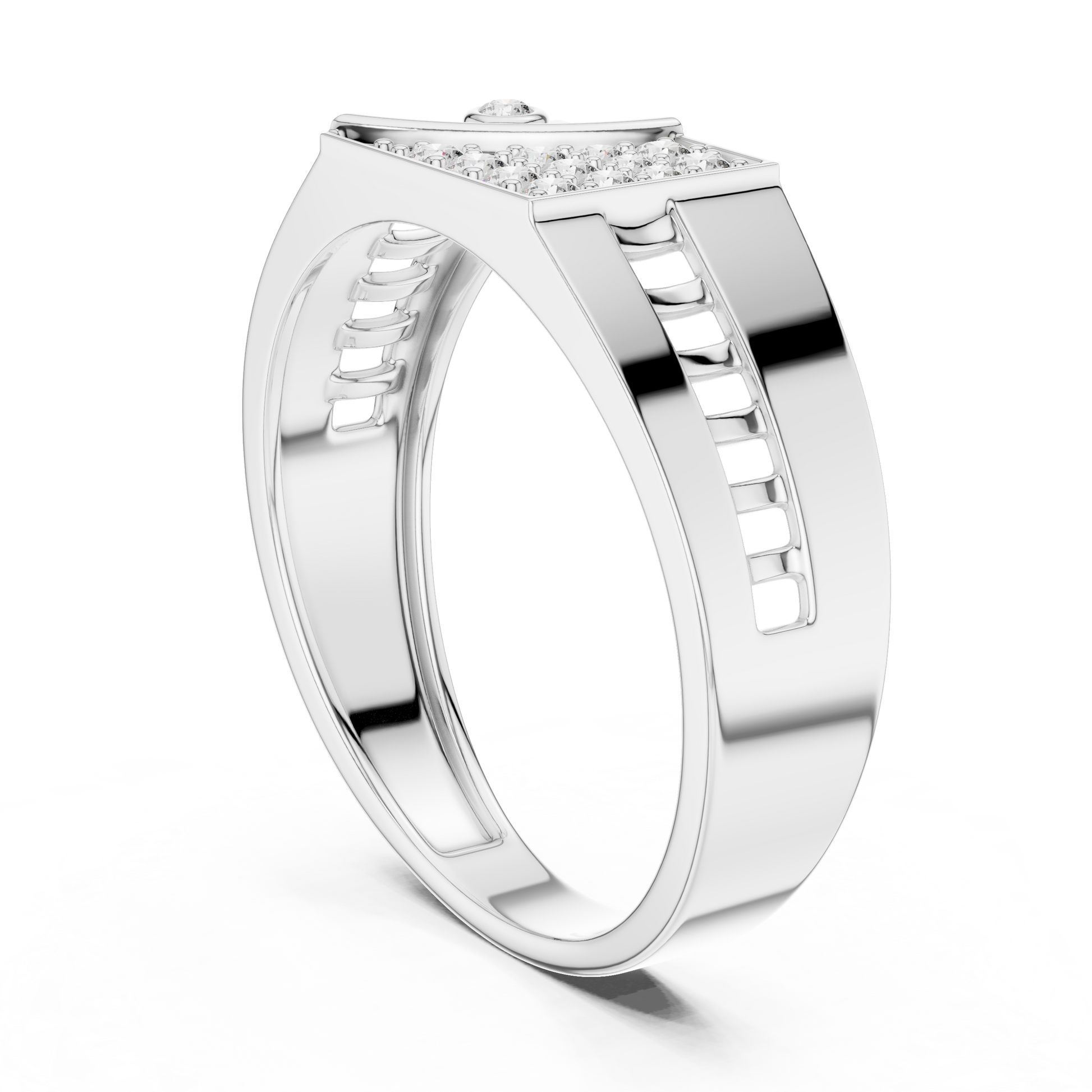 Round Halo Lab Grown Diamond Ring