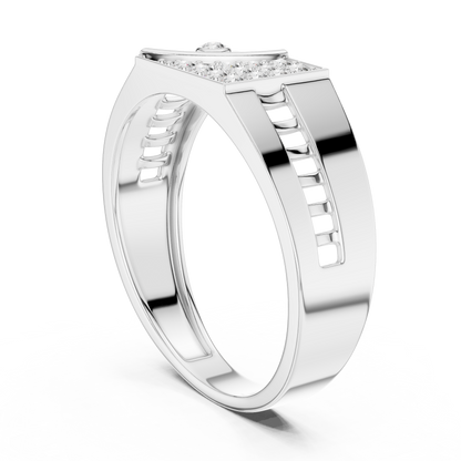 Round Halo Lab Grown Diamond Ring