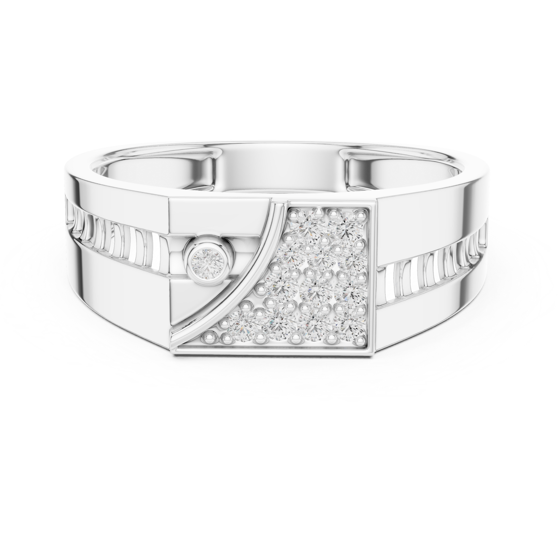 Round Halo Lab Grown Diamond Ring