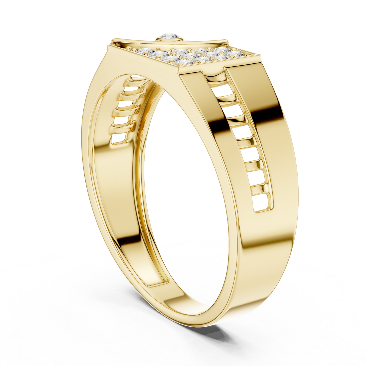 Round Halo Lab Grown Diamond Ring