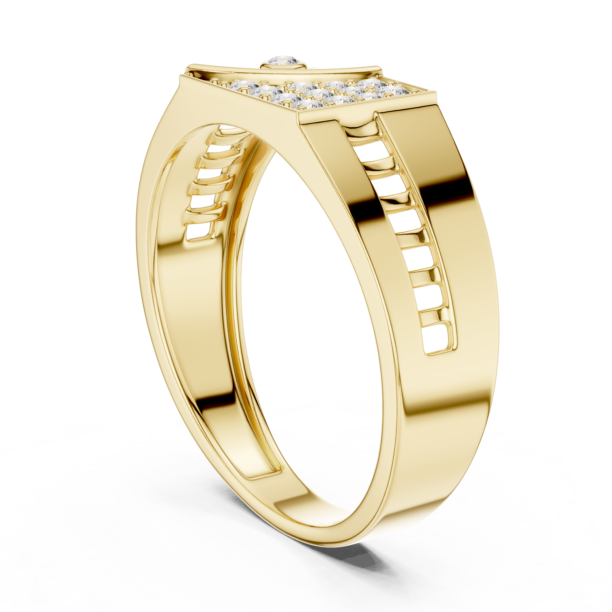 Round Halo Lab Grown Diamond Ring