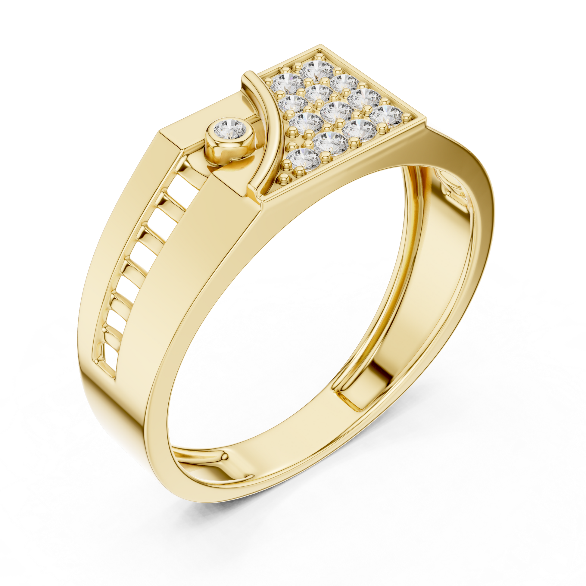 Round Halo Lab Grown Diamond Ring
